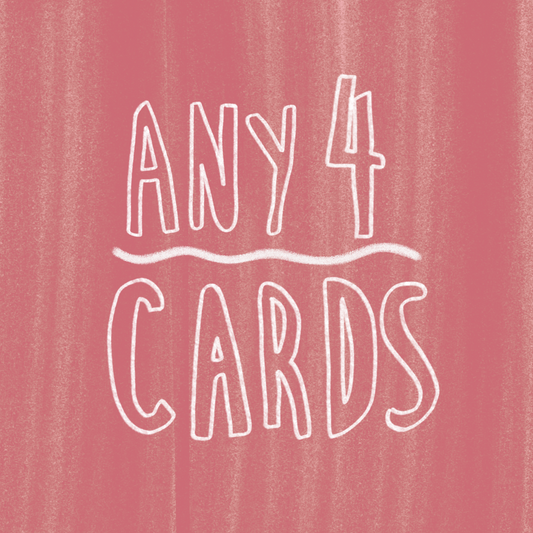 ANY 4 SMALL CARDS