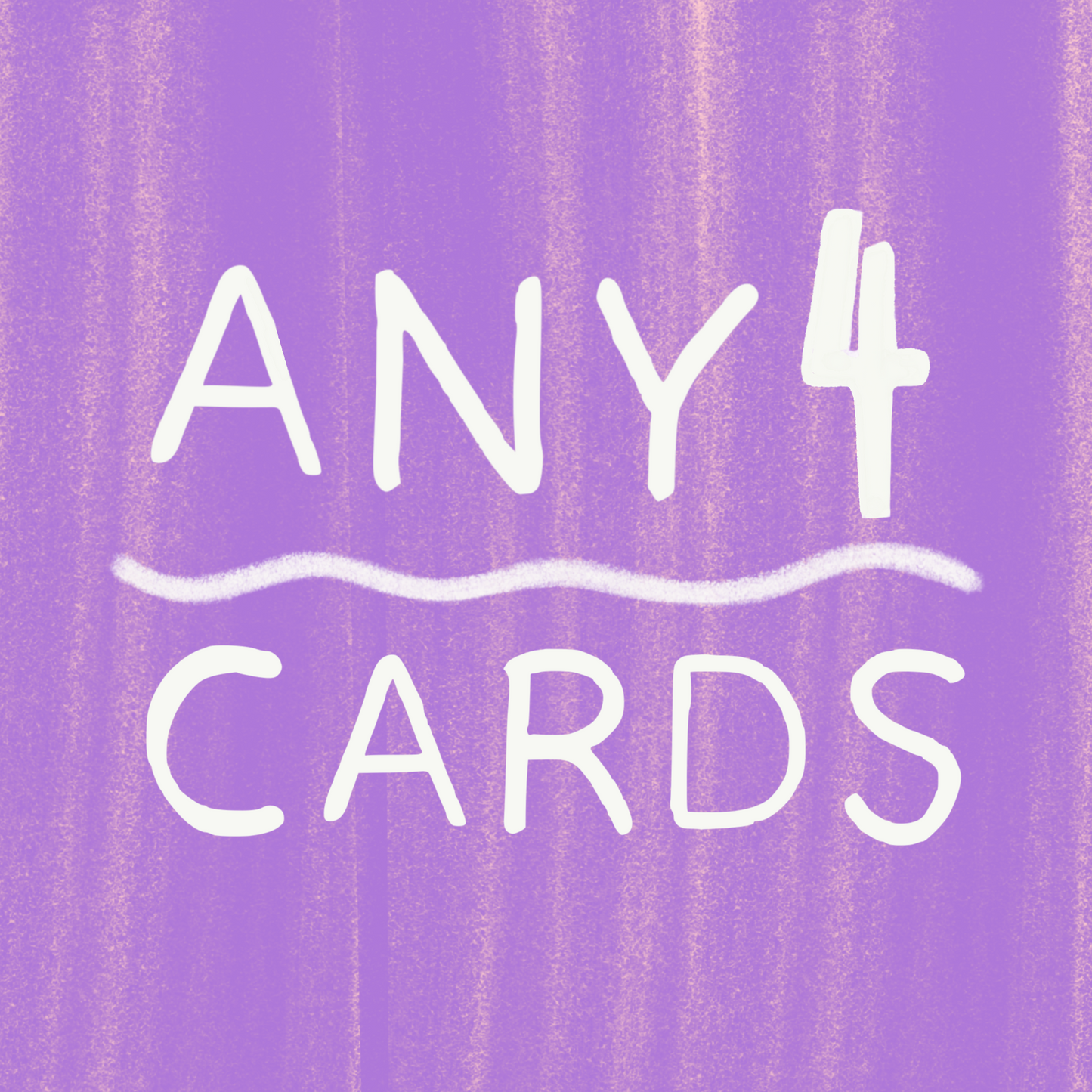 ANY 4 SMALL CARDS