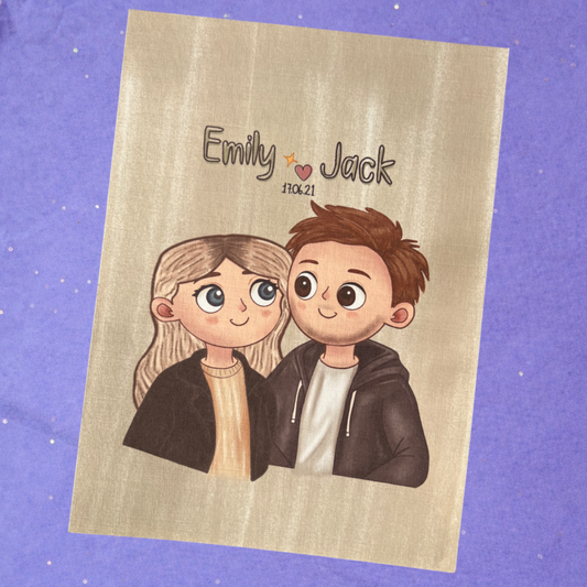 PERSONALISED A4 PEOPLE PORTRAIT