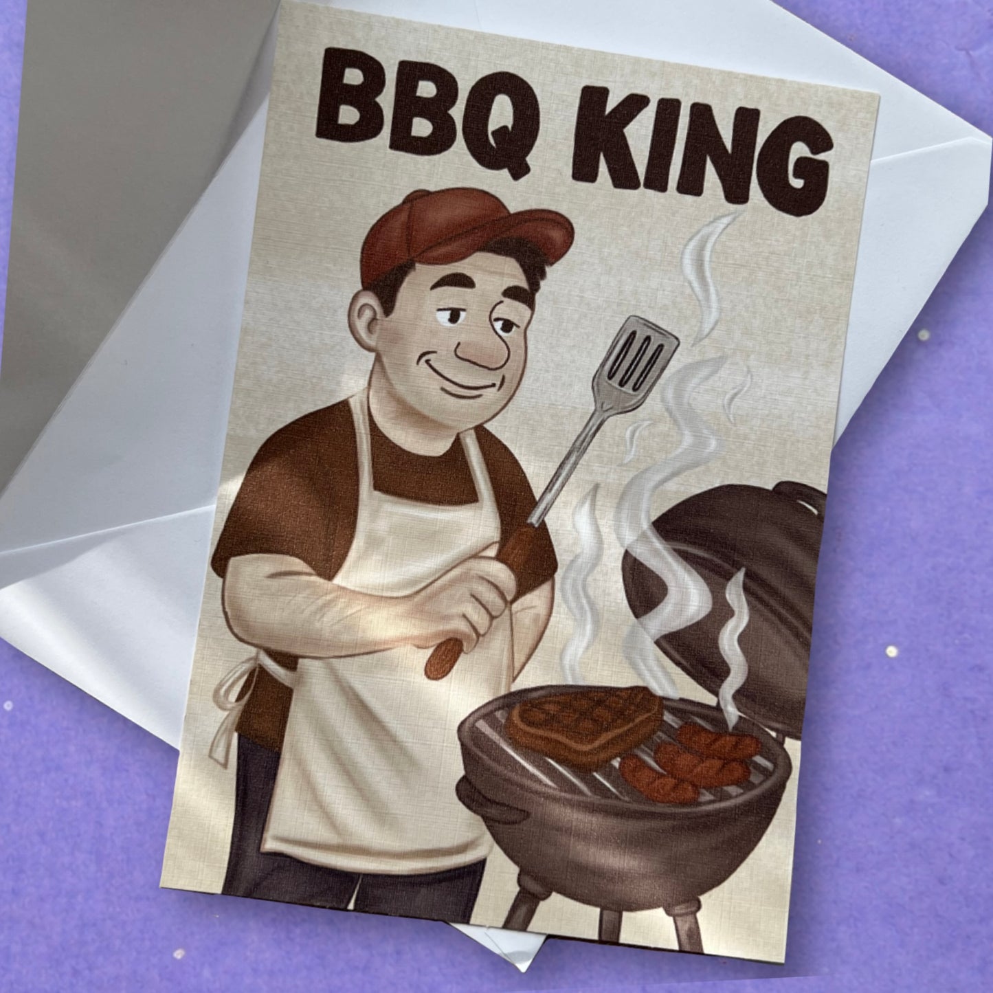 BBQ KING PRINT