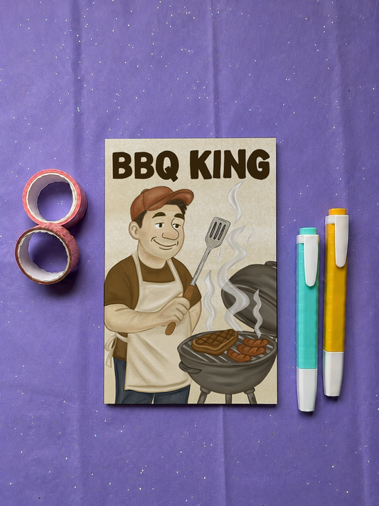BBQ KING PRINT