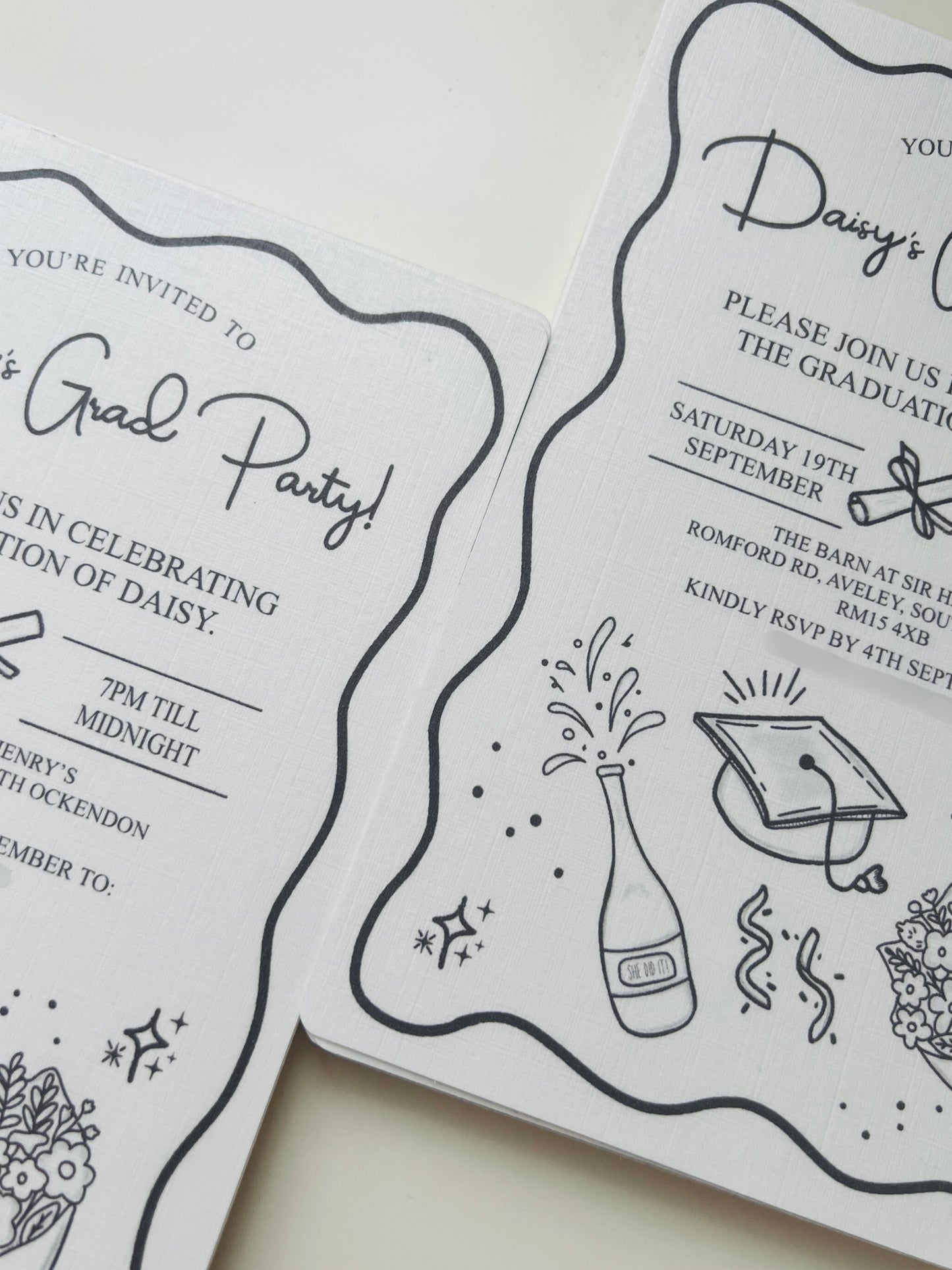 A5 Modern Invitation