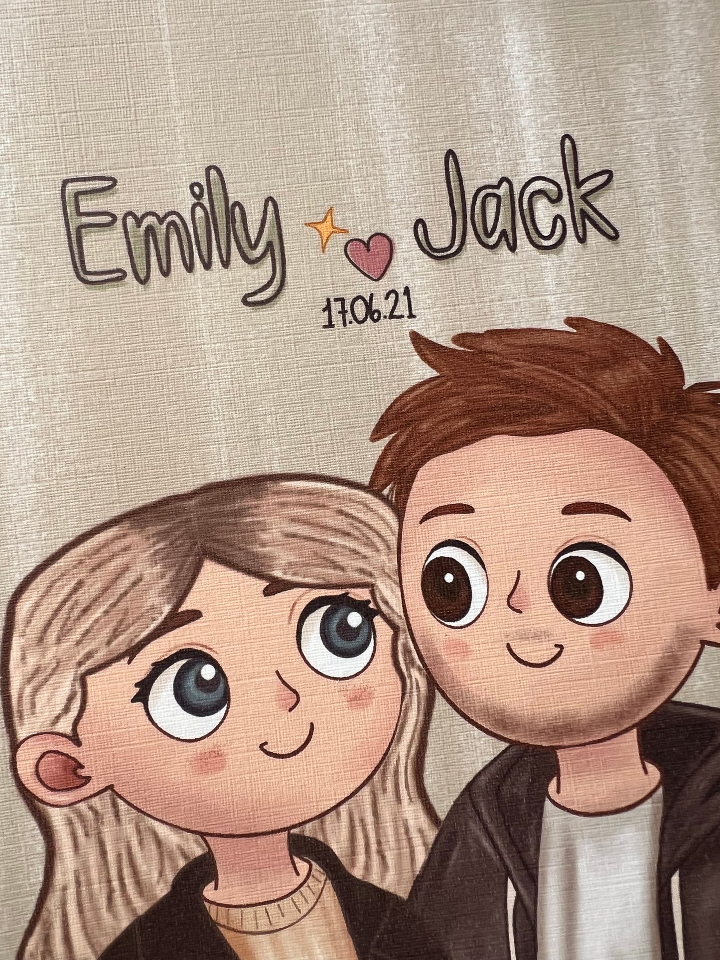 PERSONALISED A4 PEOPLE PORTRAIT