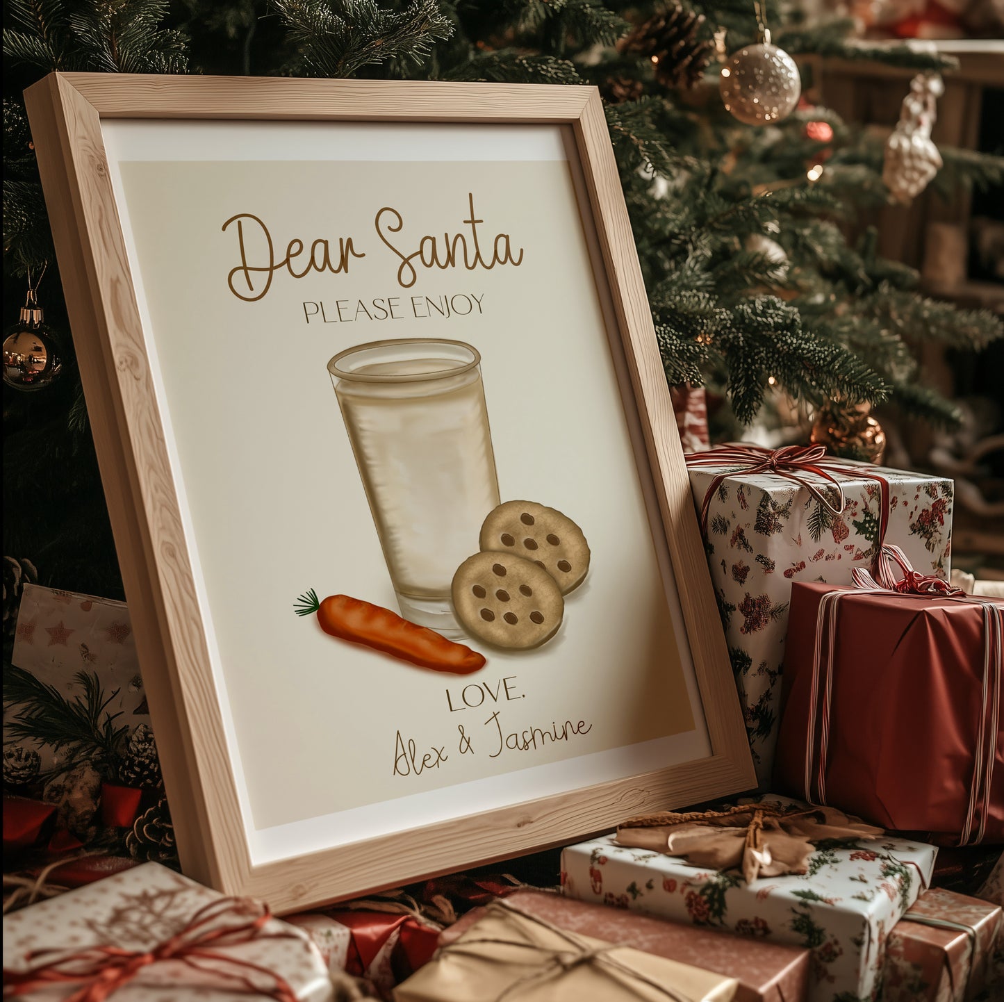 Dear Santa Enjoy Sign